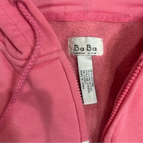 Pink Hawaii Zip-Up Hoodie - Picture 3 of 5